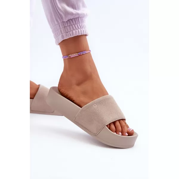  Dámske topánky BIG STAR NN274A671 BEIGE Big Star Shoes 
