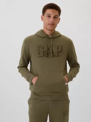 Pánska mikina GAP ATHLETIC LOGO PULLOVER HOODIE 542302-01 OLIVE NIGHT