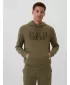 Pánska mikina GAP ATHLETIC LOGO PULLOVER HOODIE 542302-01 OLIVE NIGHT