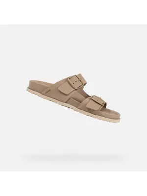 Dámske šľapky GEOX SANDYBETT G011576 BÉŽOVÁ