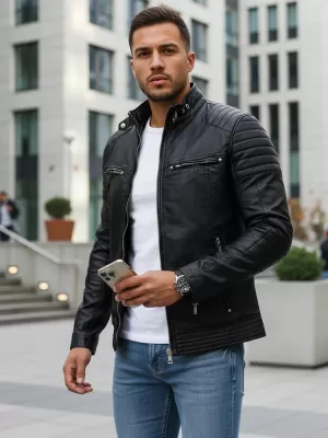 Pánska bunda DSTREET TX3265 ČIERNA