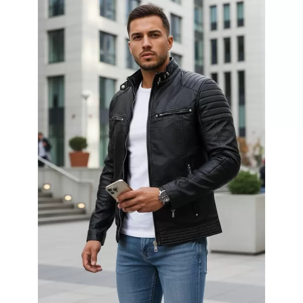  Pánska bunda DSTREET TX3265 ČIERNA 