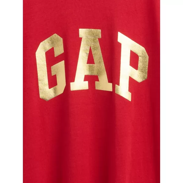  Dámske tričko GAP CREW LONGSLEEVE TEE 846968-01 MODERN RED 