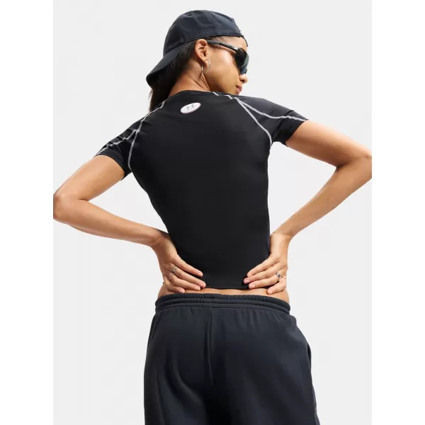  Dámske tričko UNDER ARMOUR HEATGEAR ELITE SS 6015368-008 ČIERNA 
