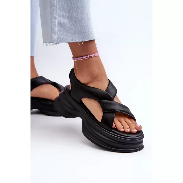  Dámske sandále ZAZOO 2743 BLACK 