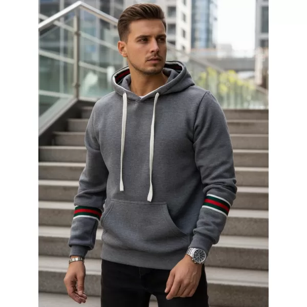  Pánska mikina DSTREET BX5946 SIVÁ 