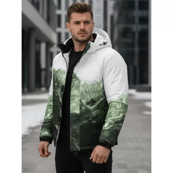  Pánska bunda DSTREET TX5126 ZELENÁ 