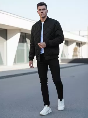 Pánska bunda DSTREET TX2215 ČIERNA