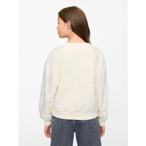  Detská mikina GAP LOGO SWEATSHIRT 628718-01 IVORY FROST 