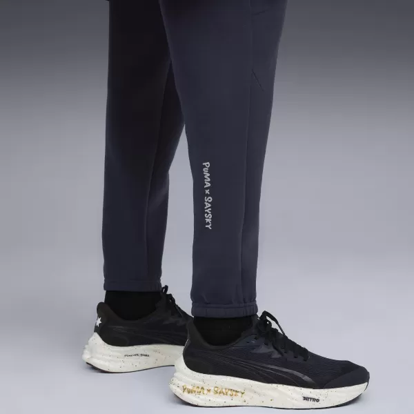  Pánske nohavice PUMA M X SAYSKY SWEAT PANT 527555-16 NOVÉ NÁMORNÍCTVO 