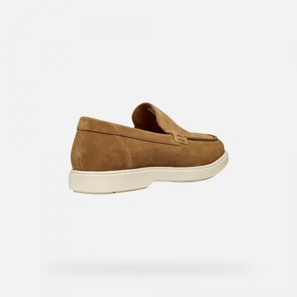  Pánske mokasíny GEOX SPHERICA EC17 G014396 HNEDÁ 