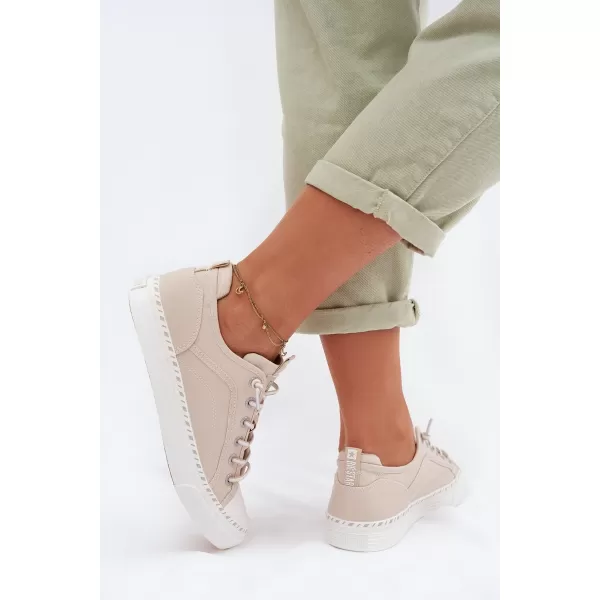  Dámske tenisky BIG STAR TT274387 BEIGE Big Star Shoes 