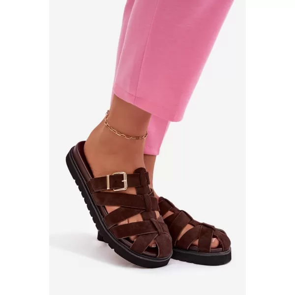  Dámske šľapky BOTO ROSELISSE 41561 BROWN 