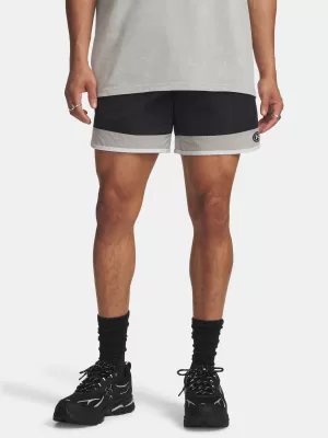 Pánske kraťasy UNDER ARMOUR UA ICON WOVEN TRACK SHORTS 6009350-001 ČIERNA