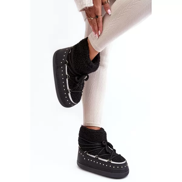  Dámske snehule BOTO ROHES 28131 BLACK 