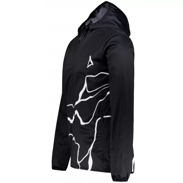  Pánska softshellová bunda premium ALTISPORT VOJ/ALM073JACK01 ČIERNA 