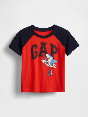 Detské tričko GAP LOGO TEE 781859-02 POSTER RED