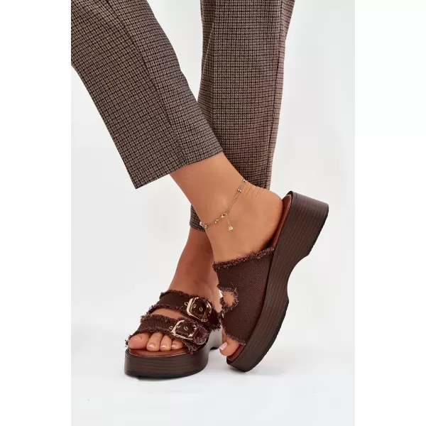  Dámske šľapky BOTO RENELISSE 41325 BROWN 
