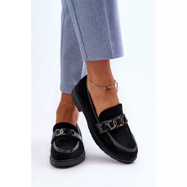  Dámske mokasíny S.BARSKI HY350A BLACK 