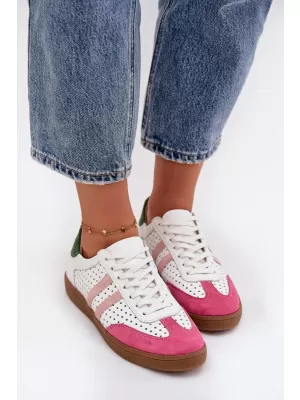 Dámske tenisky ZAZOO N1318 PINK/WHITE/GREEN