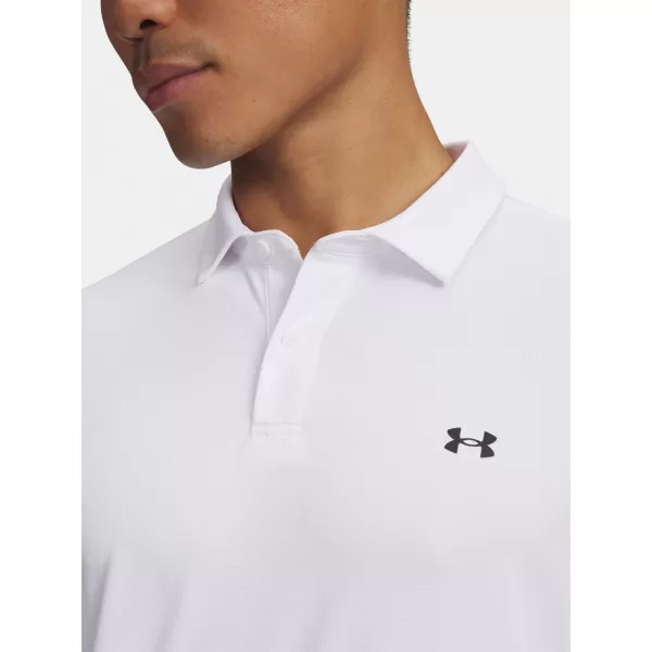  Pánske tričko UNDER ARMOUR T2G PIQUE POLO 6012303-100 BIELA 