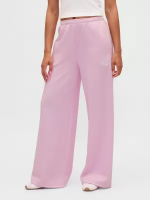 Dámske tepláky GAP WIDE LEG SWEATPANTS 852838-05 PRIMROSE PINK