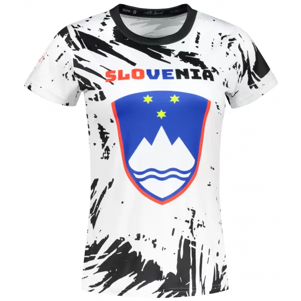  Dámske tričko premium ALTISPORT VOJ/ALW036SI/TR01 ABSTRAKCIA 
