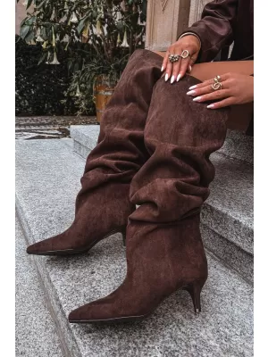 Dámske čižmy BOTO YSOLIENNE 39875 BROWN