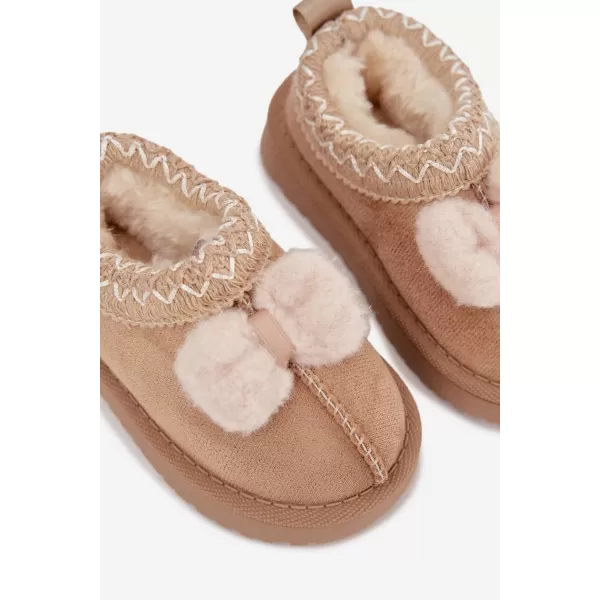  Detské snehule BOTO DAVEN 40657 BEIGE 