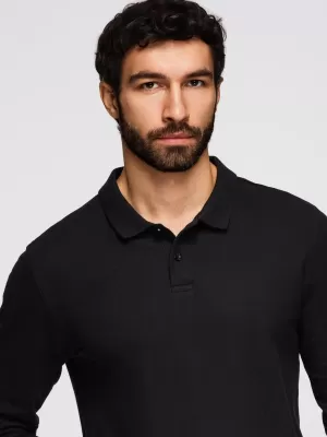 Pánske tričko OMBRE OM-POBL-0162 BLACK