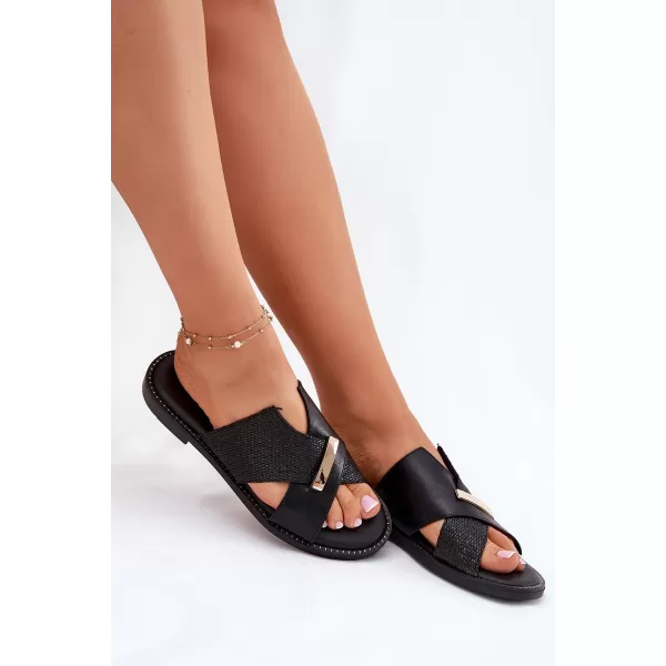  Dámske šľapky VINCEZA 17385 BLACK 