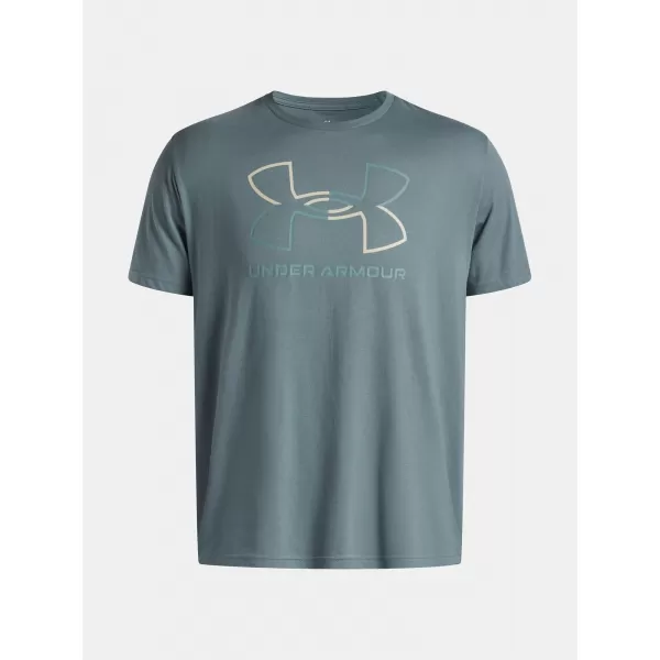  Pánske tričko UNDER ARMOUR UA GL FOUNDATION UPDATE SS 1382915-587 MODRÁ 