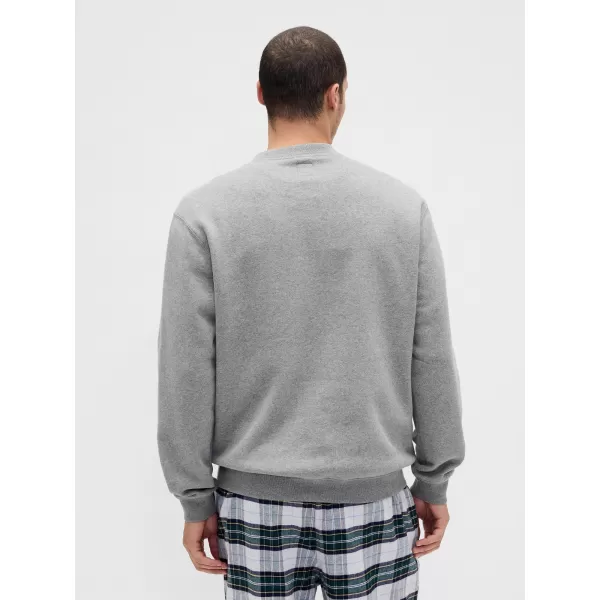  Pánska mikina GAP LOGO SWEATSHIRT 849336-00 GREY HEATHER 