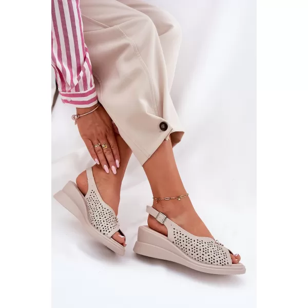  Dámske sandále VINCEZA 41476 BEIGE 