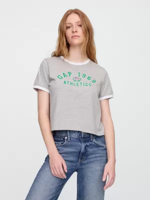 Dámske tričko GAP LOGO TEE 781556-00 MAGENTA