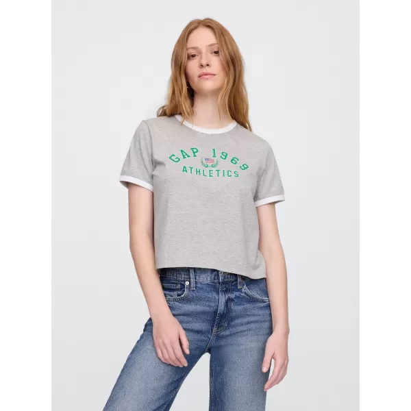  Dámske tričko GAP LOGO TEE 781556-00 MAGENTA 