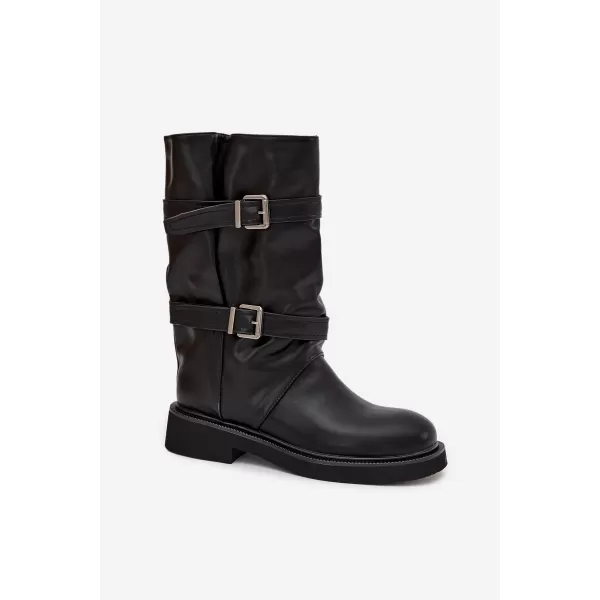  Dámske čižmy BOTO HALVESSA 39588 BLACK 