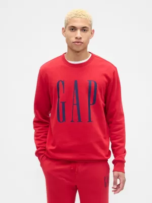 Pánska mikina GAP LOGO SWEATSHIRT 645634-22 MODERN RED