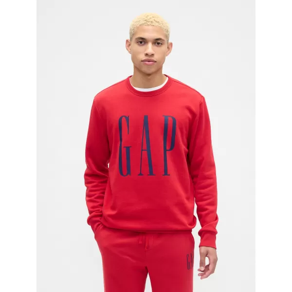  Pánska mikina GAP LOGO SWEATSHIRT 645634-22 MODERN RED 