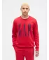Pánska mikina GAP LOGO SWEATSHIRT 645634-22 MODERN RED