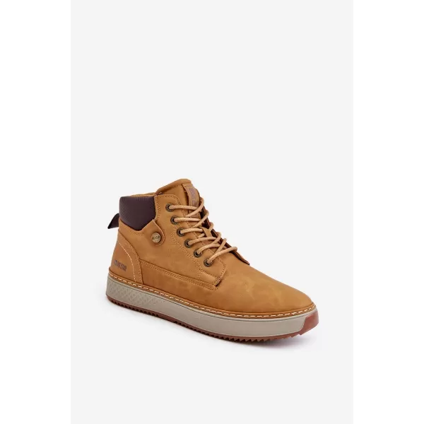  Pánske topánky BIG STAR OO174561 BROWN/BEIGE Big Star Shoes 
