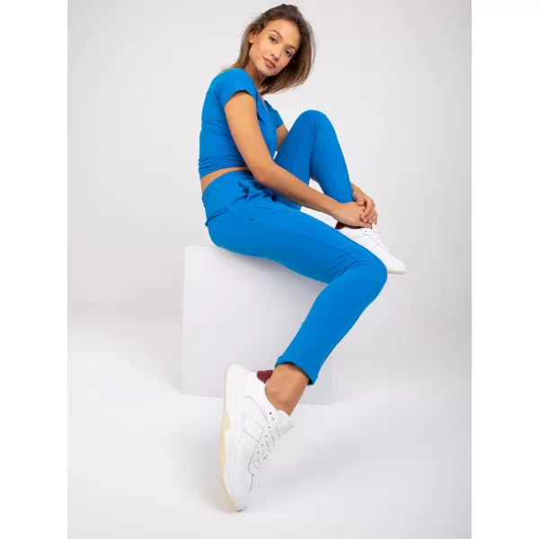  Dámske tepláky BASIC FEEL GOOD RV-DR-3589.10X DARK BLUE 