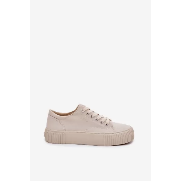  Dámske tenisky BIG STAR RR274407 BEIGE Big Star Shoes 