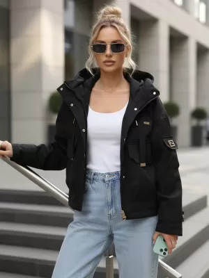 Dámska bunda DSTREET TY5636 ČIERNA