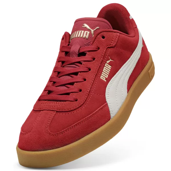  Čižmy PUMA CLUB II ERA SUEDE 400717-08 FORATRED/P.WHITE/ FORATRED/P.WHITE/PUMA GOLD 