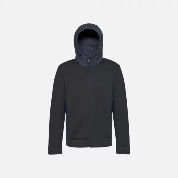  Pánsky sveter GEOX SWEATER G012321 TMAVO MODRÁ 