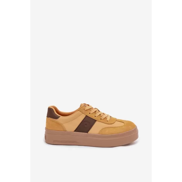 Dámske tenisky BIG STAR TT274166 YELLOW Big Star Shoes 