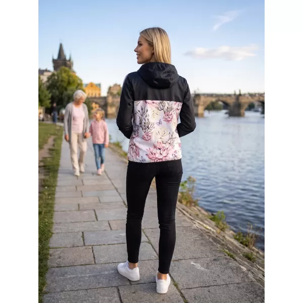  Dámska softshellová bunda premium ALTISPORT VOJ/ALW008JACK01 ČIERNA 