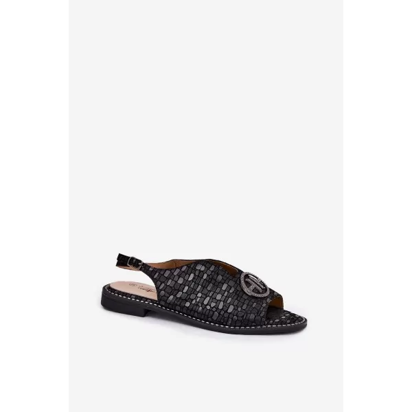  Dámske sandále S.BARSKI KV51-094 BLACK 