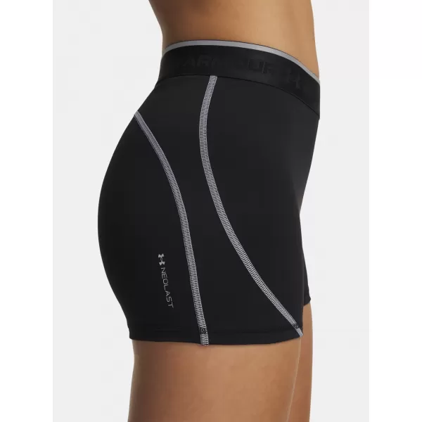  Dámske kraťasy UNDER ARMOUR HEATGEAR ELITE SHORTY 6015371-008 ČIERNA 